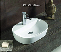 Изображение Раковина Azario AZ2202SP 50 см Раковина Azario AZ2202SP 50 см , изображение 3