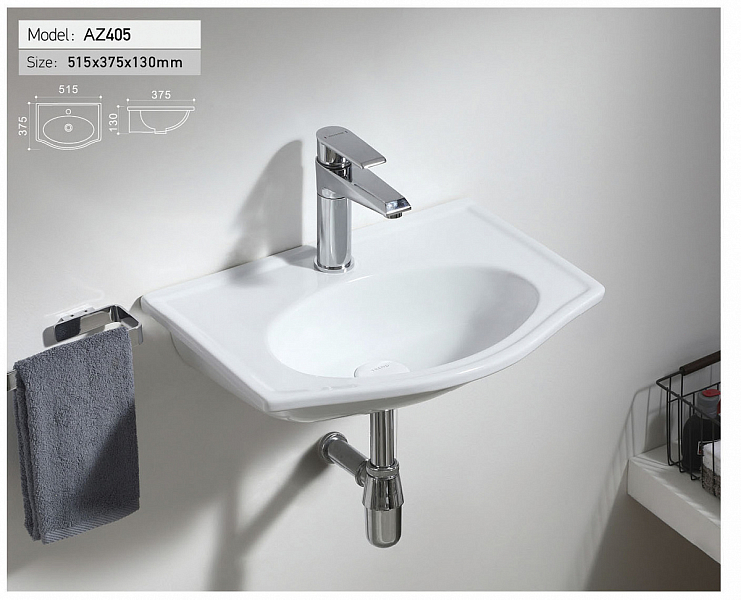 Раковина Azario AZ405 50 см , изображение 2