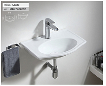 Изображение Раковина Azario AZ405 50 см Раковина Azario AZ405 50 см , изображение 2