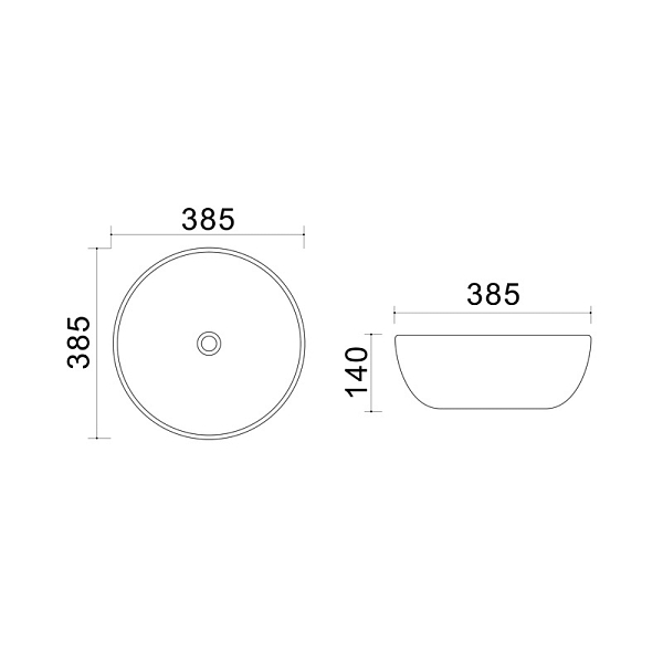 Раковина Azario XML4003 40 см , изображение 3