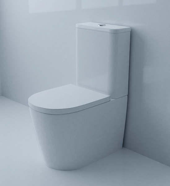 Унитаз-компакт Azario Luana AZ8593 безободковый , изображение 2