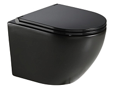 Унитаз подвесной Azario Grado AZ0046NMB безободковый , изображение 1