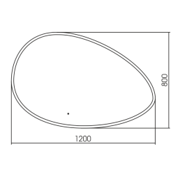 Фото Зеркало Azario Omega 120