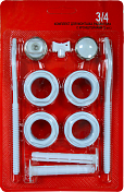 Монтажный комплект для радиатора Azario 3/4" AZ3/40002