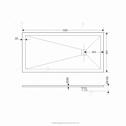 Фото Поддон для душа RGW Stone Tray ST-Tr 100x90