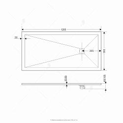 Фото Поддон для душа RGW Stone Tray ST-W 120x90