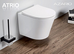 Изображение Унитаз подвесной Azario Atrio AZ2330 безободковый Унитаз подвесной Azario Atrio AZ2330 безободковый , изображение 2