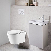 Изображение Унитаз подвесной Azario Fonti AZ402W безободковый Унитаз подвесной Azario Fonti AZ402W безободковый , изображение 2