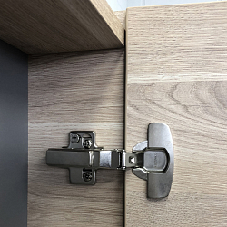 Фото Зеркало-шкаф Comforty Дуэт 50 дуб натуральный