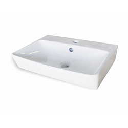 Фото Тумба с раковиной Comforty Порто 60 дуб дымчатый, c раковиной Comforty 9055RA-50