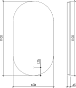 Изображение Зеркало Armadi Art Vallessi 60 Зеркало Armadi Art Vallessi 60 , изображение 5