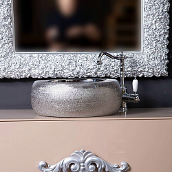 Фото Зеркало Armadi Art NeoArt  Rose 100 серебро