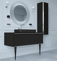 Фото Шкаф-пенал Armadi Art Vallessi Avantgarde Canale 35 черный, хром