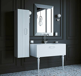 Фото Шкаф-пенал Armadi Art Vallessi Avantgarde Linea 35 белый, хром