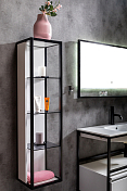 Шкаф-пенал Armadi Art Loft 30 белый открытый , изображение 3