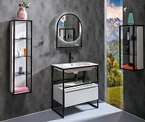 Шкаф-пенал Armadi Art Loft 30 белый открытый , изображение 4