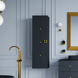 Фото Шкаф-пенал Armadi Art Vallessi Avantgarde Piazza 35 черный, золото