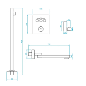 Душевой комплект RGW Shower Panels SP-371 , изображение 7