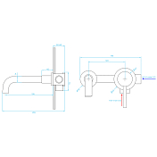 Изображение Смеситель RGW Shower Panels SP-47 с внутренней частью, для раковины Смеситель RGW Shower Panels SP-47 с внутренней частью, для раковины , изображение 3