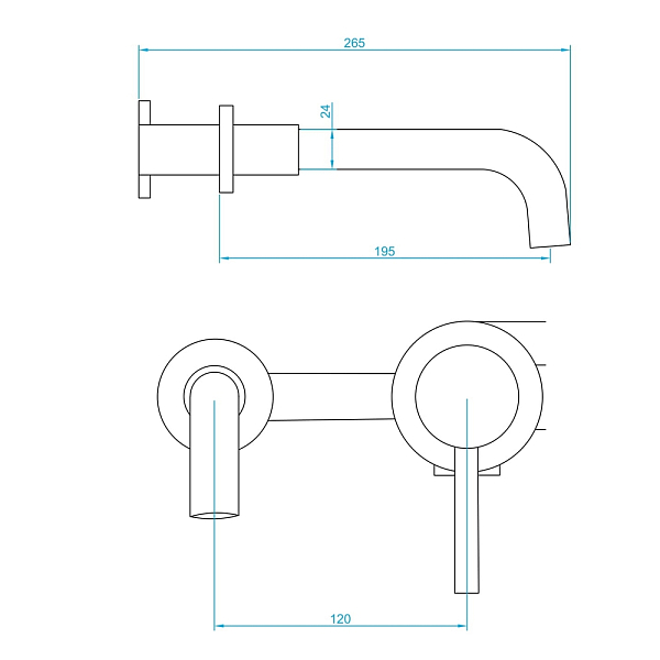 Смеситель RGW Shower Panels SP-47 с внутренней частью, для раковины , изображение 4