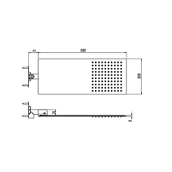 Фото Верхний душ RGW Shower Panels SP-63