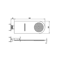 Фото Верхний душ RGW Shower Panels SP-62