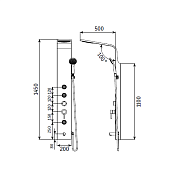 Душевая панель RGW Shower Panels SP-05B , изображение 6
