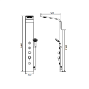 Душевая панель RGW Shower Panels SP-06B , изображение 7