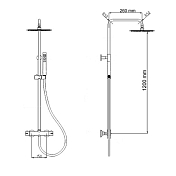 Душевая стойка RGW Shower Panels SP-21 , изображение 10