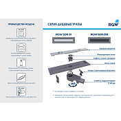 Душевой трап RGW Shower Drain SDR-31B 47213160-04 , изображение 3
