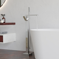 Фото Смеситель RGW Shower Panels SP-350 напольный, для ванны с душем