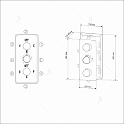 Термостат RGW Shower Panels SP-41 21140541-31 для ванны с душем , изображение 3