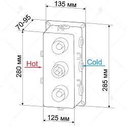 Фото Термостат RGW Shower Panels SP-41 21140541-11 для ванны с душем