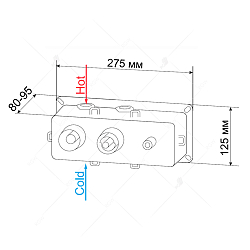 Фото Термостат RGW Shower Panels SP-44 21140544-11 для ванны с душем