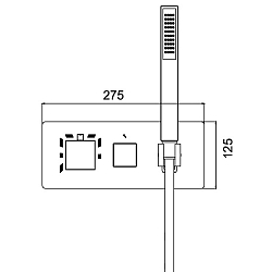 Фото Термостат RGW Shower Panels SP-44 21140544-11 для ванны с душем