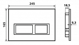 Изображение Кнопка смыва Esbano PRK-12SC Кнопка смыва Esbano PRK-12SC , изображение 3