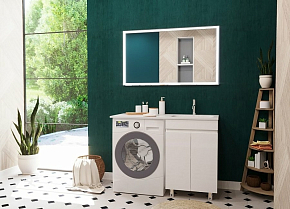 Фото Тумба с раковиной Эстет Barcelona Luxe 120 R белая