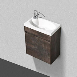 Фото Тумба под раковину BelBagno Pietra Mini 46 L подвесная, stone