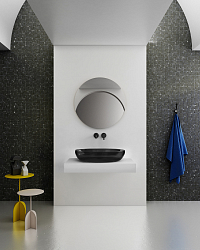 Фото Раковина Abber Kristall AT2801Onyx 60 см