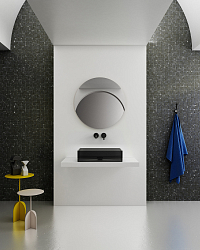 Фото Раковина Abber Kristall AT2803Onyx 60 см