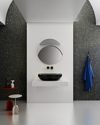 Фото Раковина Abber Kristall AT2805Onyx 60 см