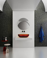 Фото Раковина Abber Kristall AT2805Opal 60 см