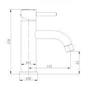 Изображение Смеситель Abber Wasser Kreis AF8110B для раковины Смеситель Abber Wasser Kreis AF8110B для раковины , изображение 3