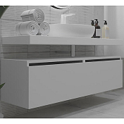 Тумба Armadi Art Flat 120 белая , изображение 1