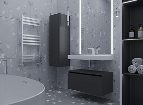Фото Тумба Armadi Art Flat 60 антрацит глянец