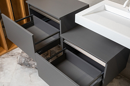 Тумба Armadi Art Flat 60 антрацит матовый , изображение 5