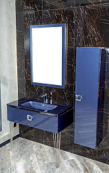 Фото Тумба под раковину Armadi Art Lucido 100 насыщенный синий