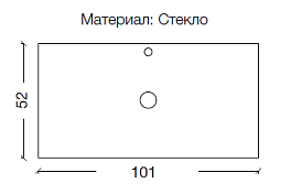 Столешница Armadi Art NeoArt 100 серебро , изображение 3