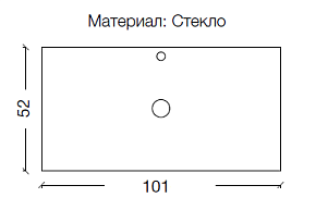 Фото Столешница Armadi Art Lucido 100 черная
