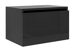 Тумба Armadi Art Flat 60 антрацит глянец , изображение 1